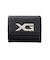 XG EMBLEM BUCKLE FAUX LEATHER MINI WALLET