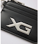 XG EMBLEM BUCKLE FAUX LEATHER CARD CASE