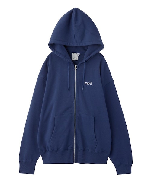 FACE PATCH AND LOGO ZIP UP SWEAT HOODIE｜エックスガールの通販