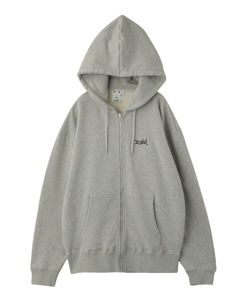 FACE PATCH AND LOGO ZIP UP SWEAT HOODIE｜エックスガールの通販