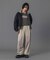 SPRAY PRINT BALLOON SWEAT PANTS