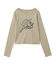SPRAY LOGO L/S TOP