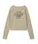 SPRAY LOGO L/S TOP