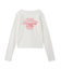 SPRAY LOGO L/S TOP