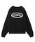 EMBROIDERY OVAL LOGO SWEAT TOP