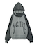 LOGO JACQUARD ZIP UP KNIT HOODIE
