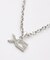 XG EMBLEM RHINESTONE NECKLACE