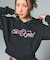 CURSIVE LOGO EMBROIDERY COMPACT SWEAT HOODIE
