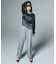 RHINESTONE CURSIVE LOGO SWEAT PANTS