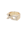XG EMBLEM RHINESTONE RING