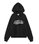 RHINESTONE CURSIVE LOGO SWEAT HOODIE