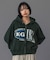 PANELED GRAPHIC ZIP UP SWEAT HOODIE