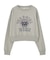 COLLEGE LOGO COMPACT SWEAT TOP