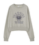 COLLEGE LOGO COMPACT SWEAT TOP