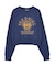 COLLEGE LOGO COMPACT SWEAT TOP