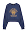 COLLEGE LOGO COMPACT SWEAT TOP