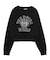 COLLEGE LOGO COMPACT SWEAT TOP