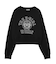 COLLEGE LOGO COMPACT SWEAT TOP