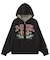COLLEGE LOGO JACQUARD ZIP UP KNIT HOODIE