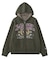 COLLEGE LOGO JACQUARD ZIP UP KNIT HOODIE