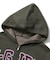COLLEGE LOGO JACQUARD ZIP UP KNIT HOODIE