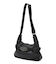 OVAL LOGO CLASP FAUX LEATHER SHOULDER BAG