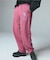 PIGMENT DYED FACE AND LOGO SQUARE PATCH SWEATPANTS