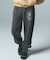 PIGMENT DYED FACE AND LOGO SQUARE PATCH SWEATPANTS