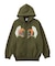 HEART AND WING ZIP UP SWEAT HOODIE