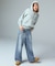 ASYMMETRIC WAIST BARREL LEG DENIM PANTS