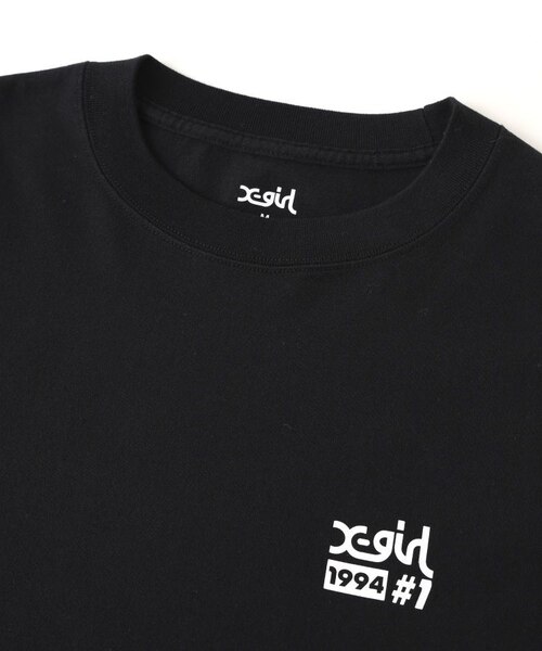 NUMBER ONE BOX LOGO L/S TEE｜エックスガールの通販｜&mall（アンド