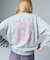 NEON BOX EMBROIDERED LOGO SWEAT TOP