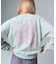 NEON BOX EMBROIDERED LOGO SWEAT TOP