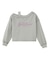FADED LAYERED SHOULDER SWEAT TOP