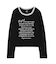 LETTERING L/S COMPACT TOP