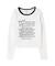 LETTERING L/S COMPACT TOP