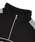 FACE LABEL HALF ZIP SWEAT TOP