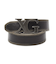 XG EMBLEM CLASP FAUX LEATHER BELT