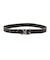 XG EMBLEM CLASP FAUX LEATHER BELT