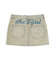CURSIVE LOGO DENIM MINI SKIRT