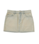 CURSIVE LOGO DENIM MINI SKIRT