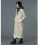 FADED STAND COLLAR LONG COAT