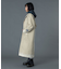 FADED STAND COLLAR LONG COAT