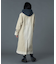 FADED STAND COLLAR LONG COAT