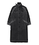 FADED STAND COLLAR LONG COAT