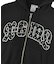 STUDDED LOGO ZIP UP SWEAT HOODIE