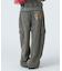OVERDYED NUMBER PATCH CARGO SWEATPANTS