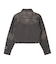 FADED FACE LABEL COMPACT DENIM JACKET