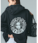 CIRCLE MESSAGE AND FACE ZIP UP SWEAT HOODIE