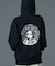 CIRCLE MESSAGE AND FACE ZIP UP SWEAT HOODIE